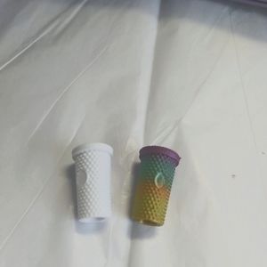 Starbucks inspired straw toppers